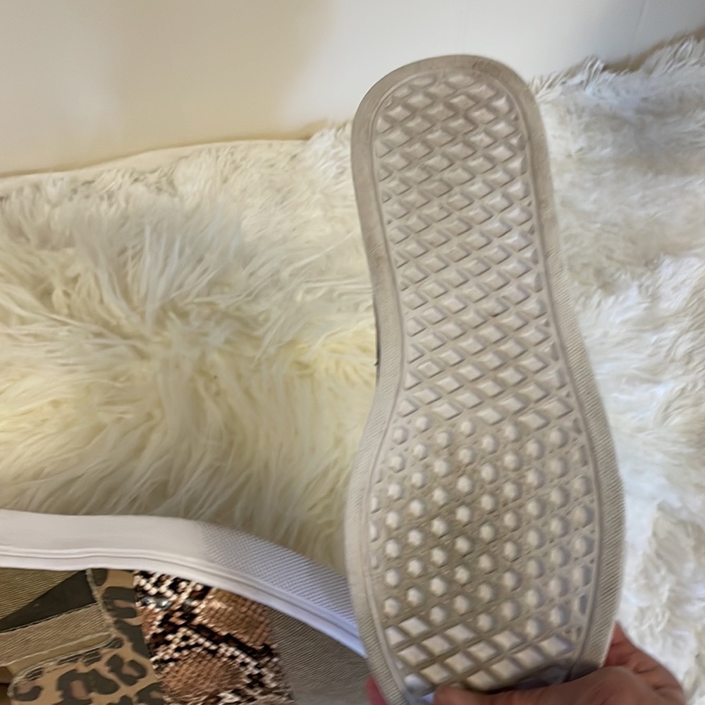 Jolimall. Snakeprint Slip on Sneakers sz9 - Picture 4 of 5